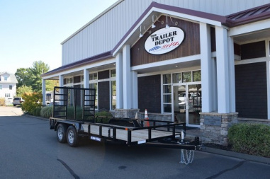 New Sure-Trac 7′ X 16′ OPEN LANDSCAPE TRAILER 7K