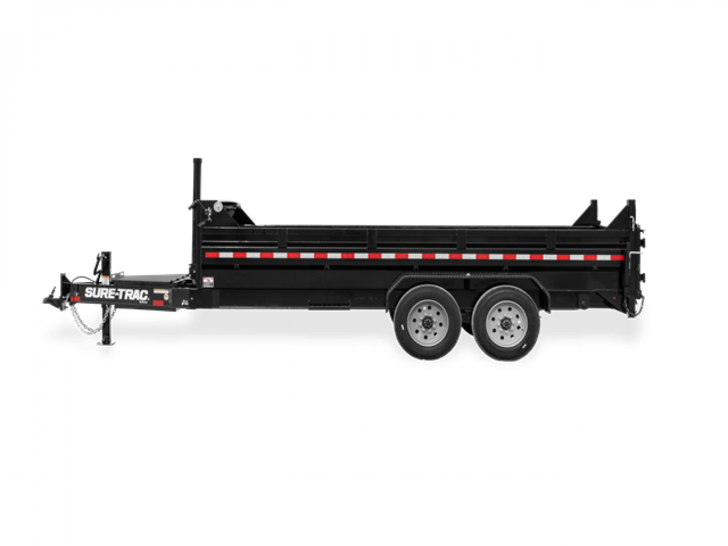 New Sure-Trac 7′ X 14′ PRO SERIES TELESCOPIC DUMP TRAILER 15.4K
