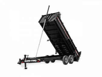 New Sure-Trac 7′ X 14′ PRO SERIES TELESCOPIC DUMP TRAILER 15.4K