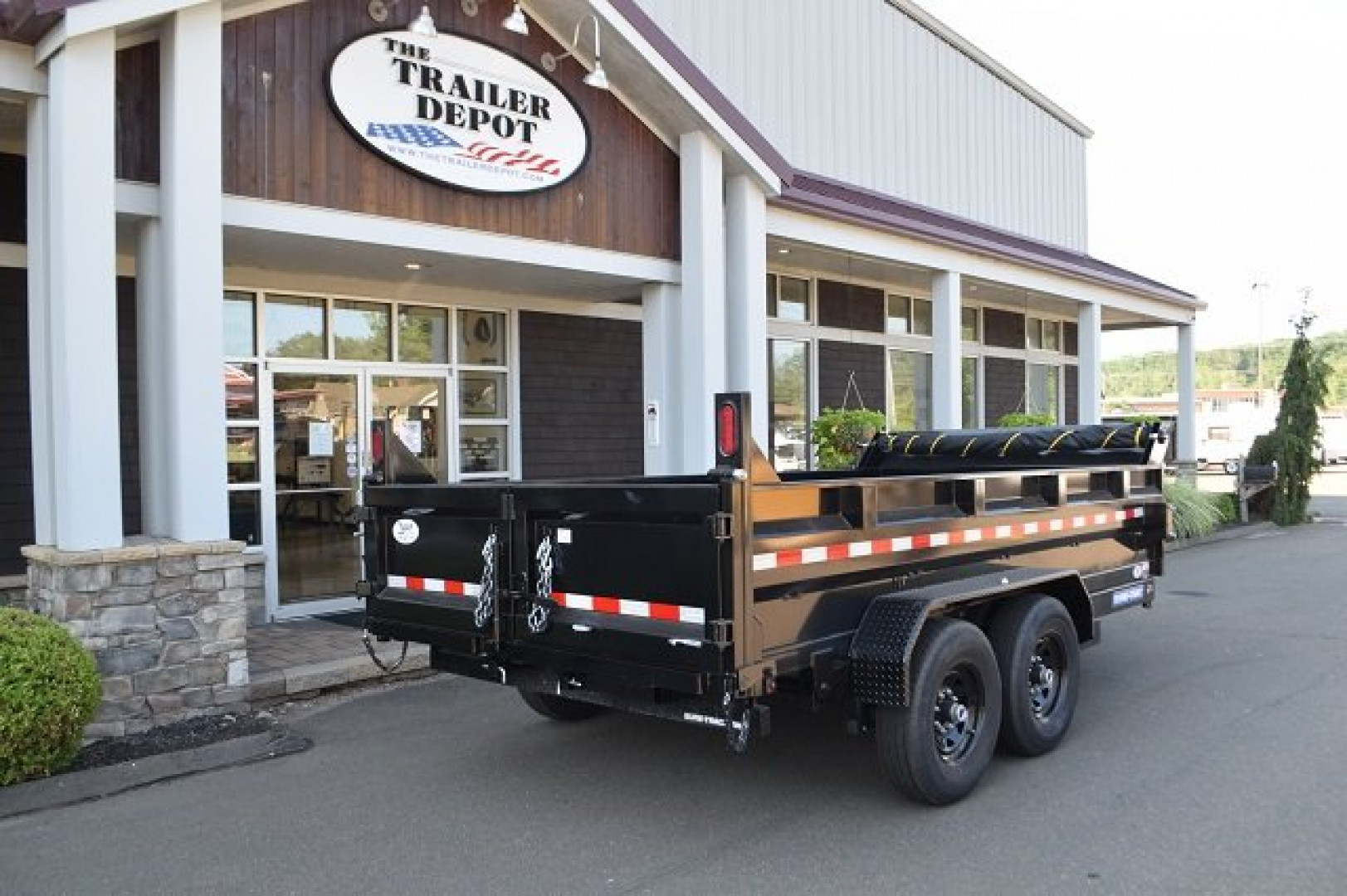 New Sure-Trac 6’10” X 14′ HEAVY DUTY LOW PROFILE DUMP TRAILER 14K