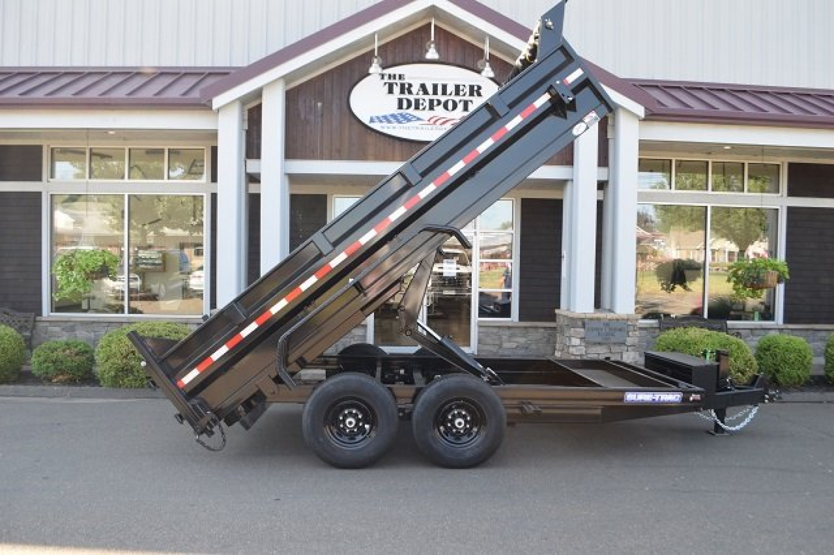 New Sure-Trac 6’10” X 14′ HEAVY DUTY LOW PROFILE DUMP TRAILER 14K