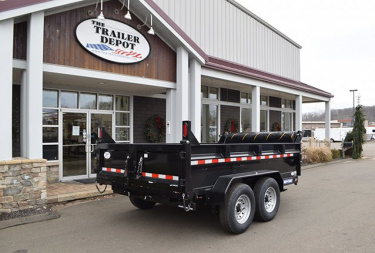 New Sure-Trac 6'10" x 12' Heavy Duty Low Profile Dump Trailer 14K