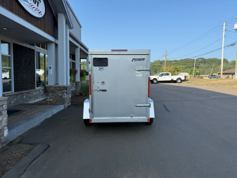 New PACE AMERICAN 5′ X 8′ + V-NOSE ENCLOSED CARGO TRAILER WITH CARGO DOOR 2.9K