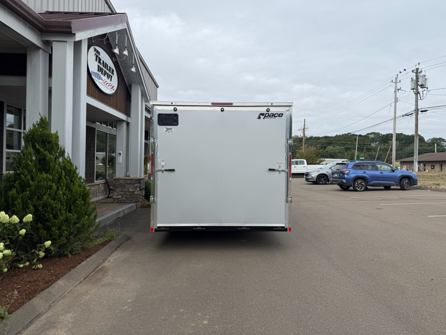 New Pace American 8'6" x 24'+ V-Nose Enclosed Car Hauler 9.9K