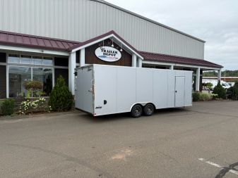 New Pace American 8'6" x 24'+ V-Nose Enclosed Car Hauler 9.9K