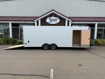 New Pace American 8'6" x 24'+ V-Nose Enclosed Car Hauler 9.9K