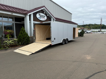 New Pace American 8'6" x 24'+ V-Nose Enclosed Car Hauler 9.9K