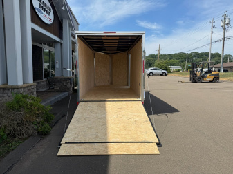 New Pace American 7' x 16' + V-Nose Enclosed Cargo Trailer with Ramp Door 7K