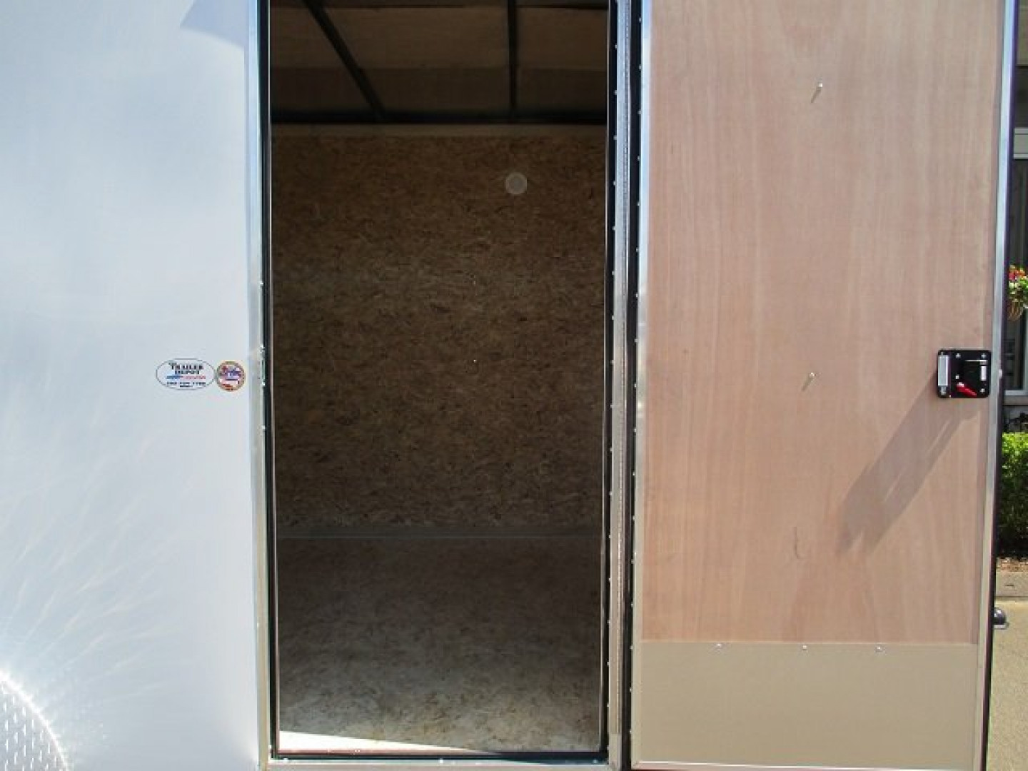 New Pace American 7' x 14' + V-Nose Enclosed Cargo Trailer with Barn Doors 7K