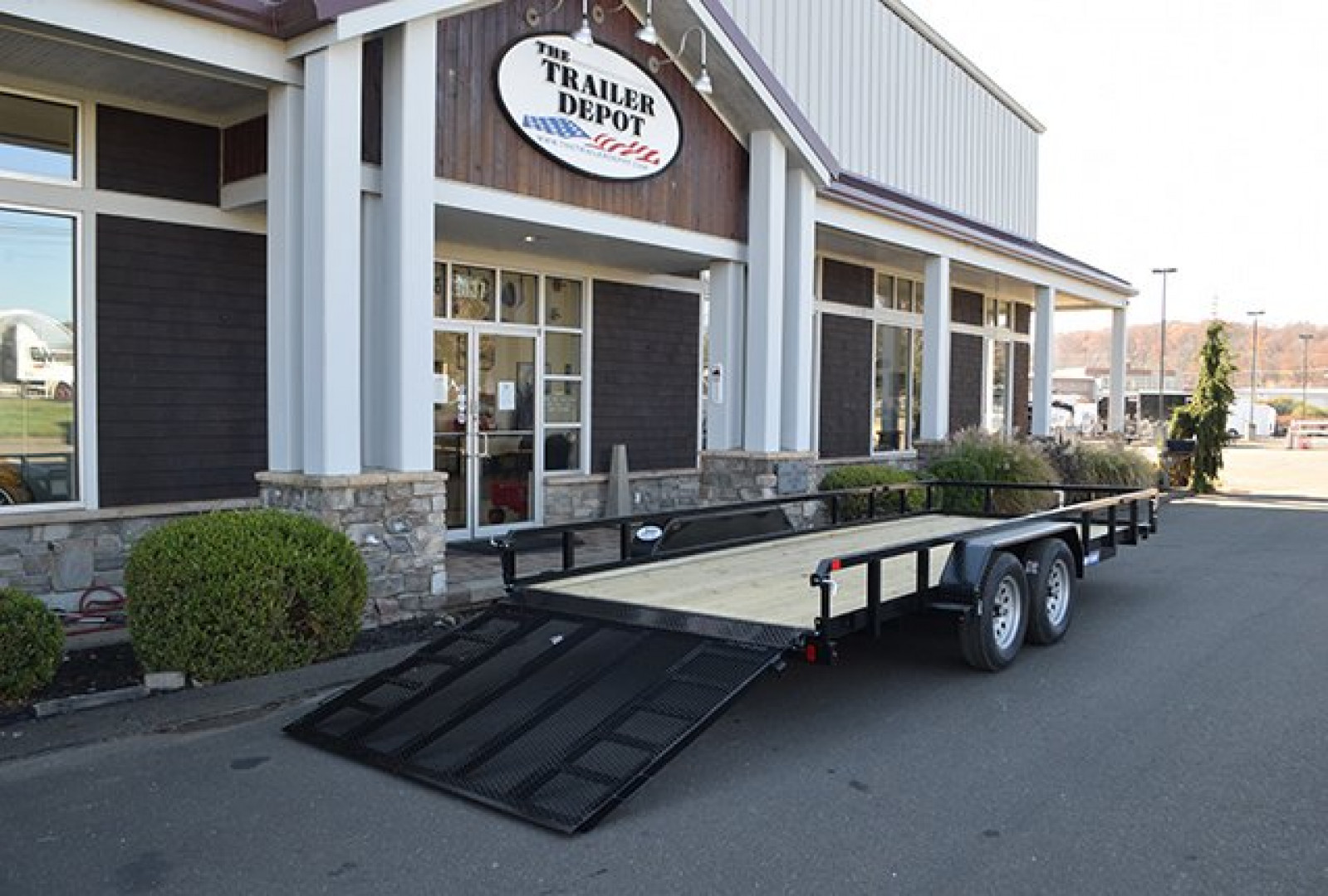 New Sure-Trac 7′ X 18′ OPEN LANDSCAPE TRAILER 7K