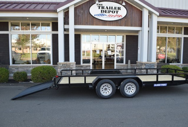 New Sure-Trac 7′ X 18′ OPEN LANDSCAPE TRAILER 7K