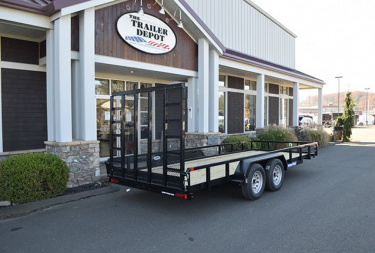 New Sure-Trac 7′ X 18′ OPEN LANDSCAPE TRAILER 7K