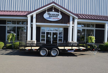 New Sure-Trac 7′ X 20′ OPEN LANDSCAPE TRAILER 9.9K