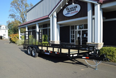 New Sure-Trac 7′ X 20′ OPEN LANDSCAPE TRAILER 9.9K