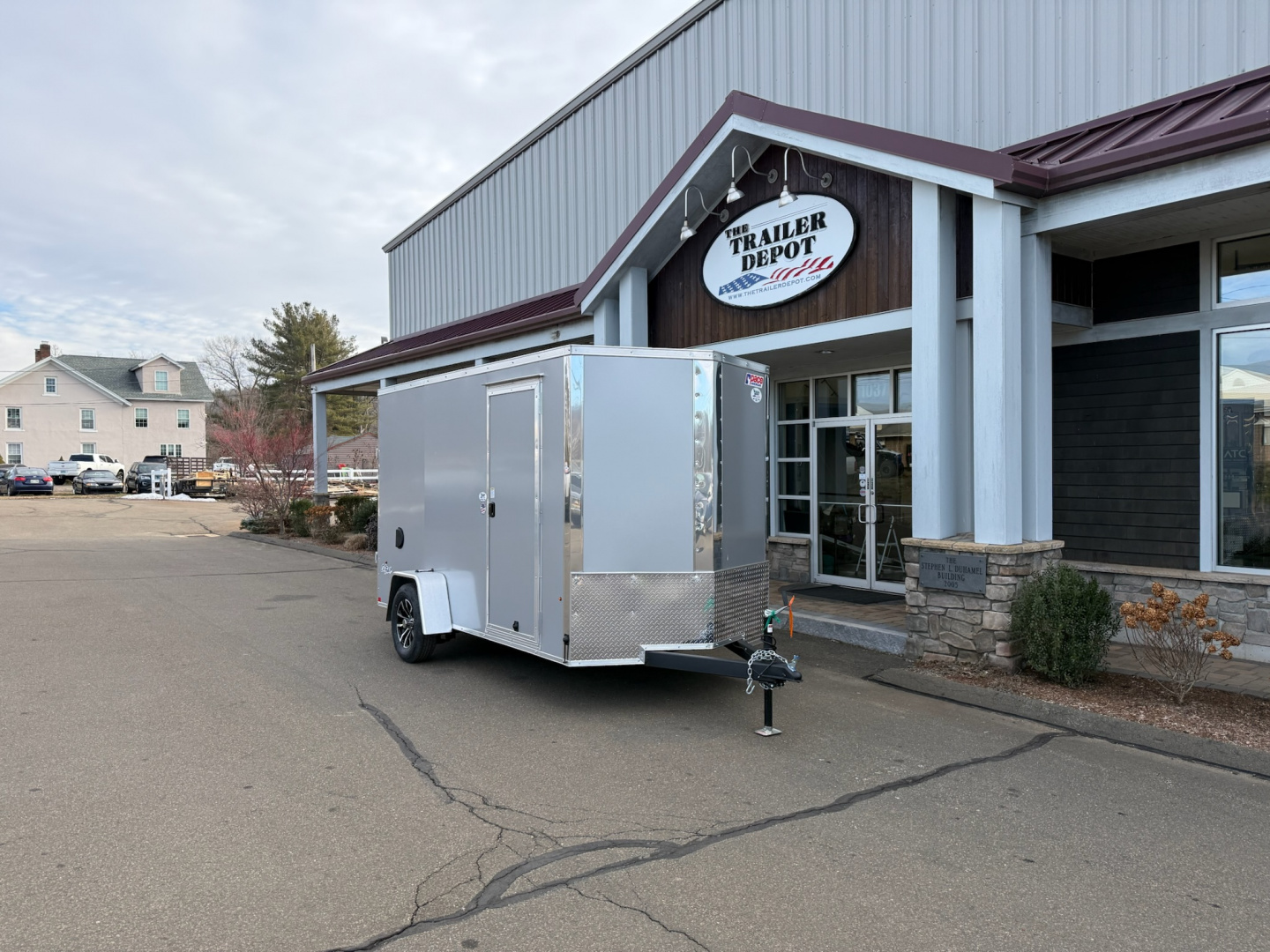 New Pace American 6′ x 12′ + V-Nose Enclosed Cargo Trailer with Ramp Door 2.9K