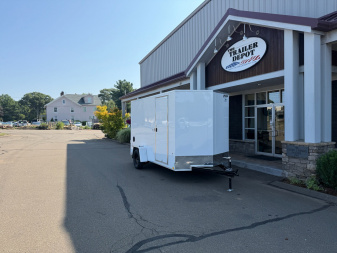 New Pace American 6′ x 12′ + V-Nose Enclosed Cargo Trailer with Ramp Door 2.9K