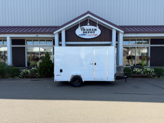 New Pace American 6′ x 12′ + V-Nose Enclosed Cargo Trailer with Ramp Door 2.9K