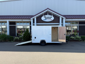 New Pace American 6′ x 12′ + V-Nose Enclosed Cargo Trailer with Ramp Door 2.9K