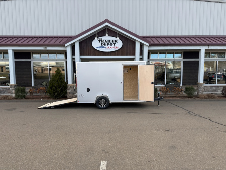 New Pace American 6′ x 12′ + V-Nose Enclosed Cargo Trailer with Ramp Door 2.9K