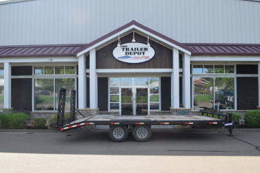 Used Sure-Trac 8’6″ X 17′ + 3′ BEAVERTAIL LOW PROFILE DECKOVER 9.9K