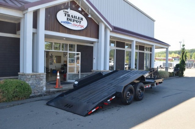 New CAM Superline 6’9″ X 20′ SPLIT TILT EQUIPMENT HAULER 17.6K