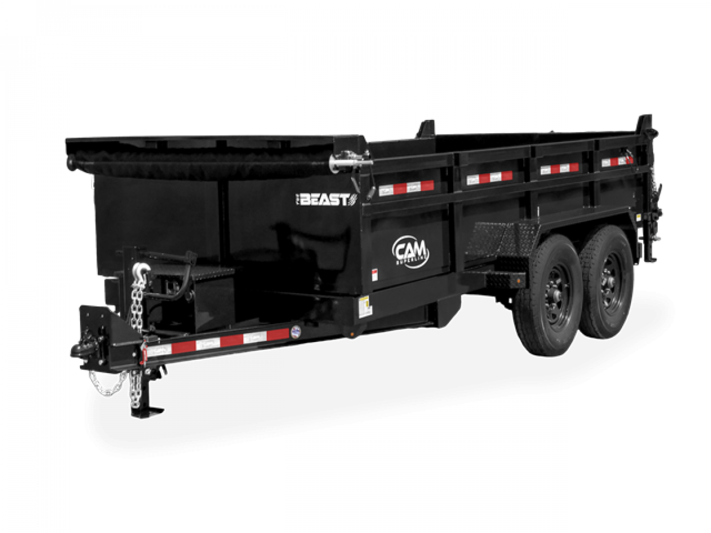New CAM Superline 6’9″ X 16′ LOW PROFILE BEAST DUMP TRAILER 15.4K