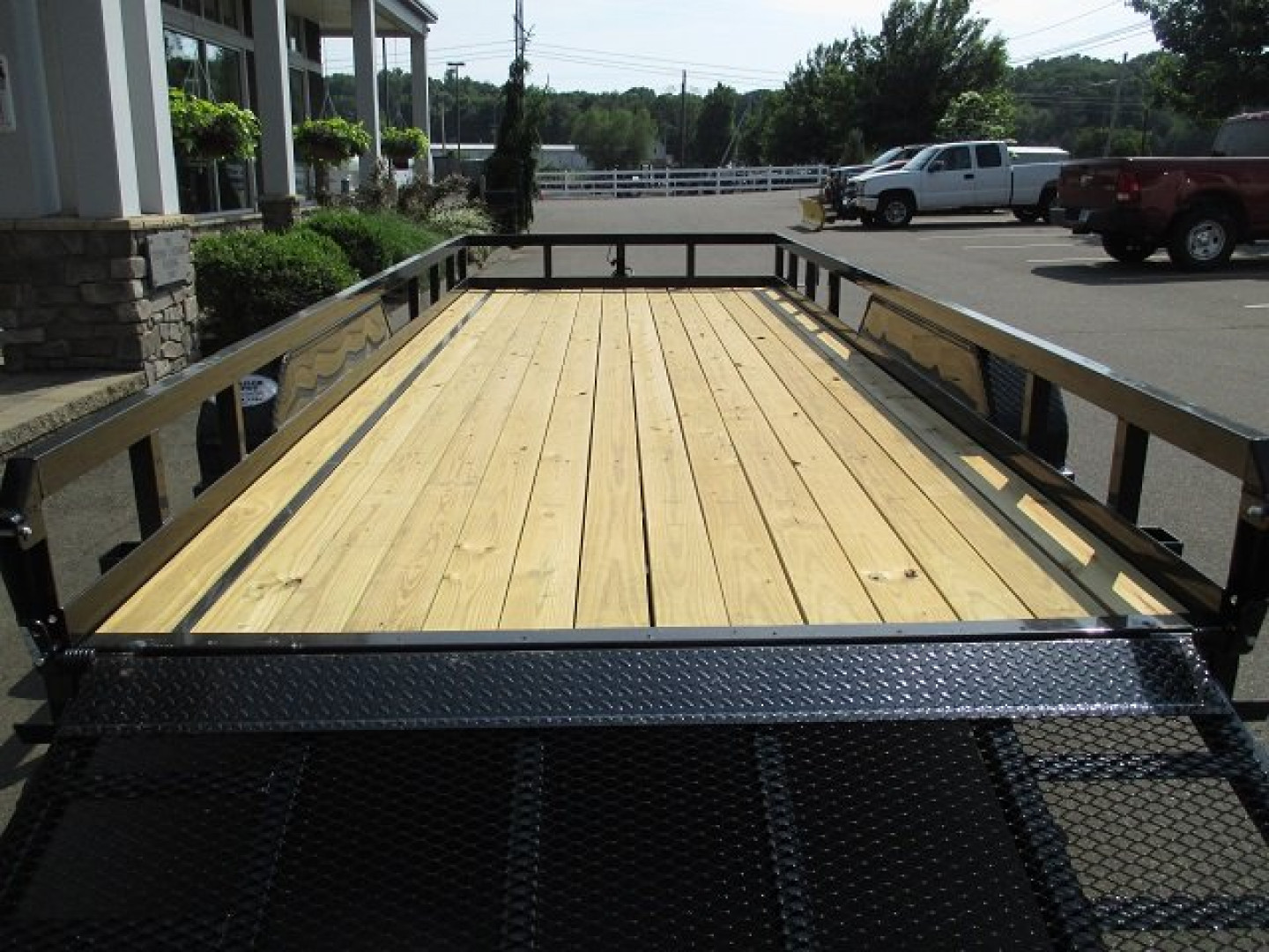 New Sure-Trac 7′ X 18′ OPEN LANDSCAPE TRAILER 9.9K