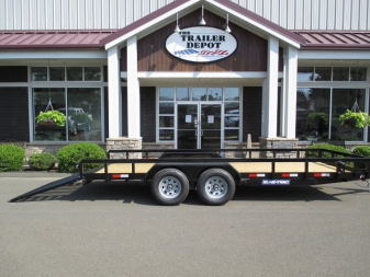 New Sure-Trac 7′ X 18′ OPEN LANDSCAPE TRAILER 9.9K