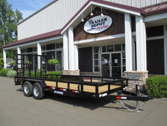 New Sure-Trac 7′ X 18′ OPEN LANDSCAPE TRAILER 9.9K