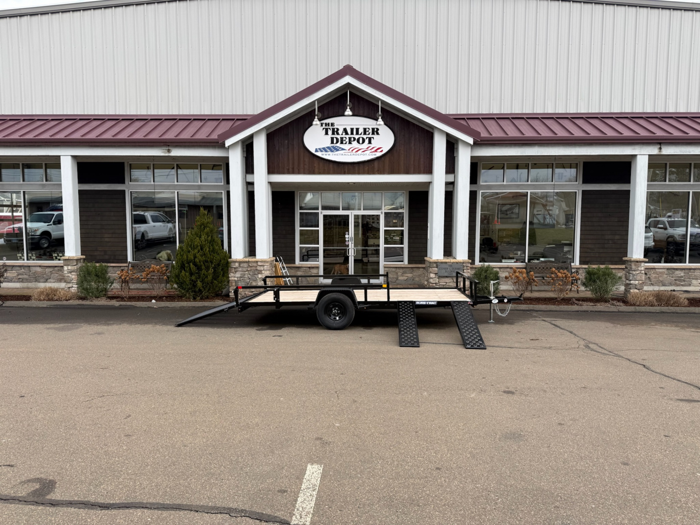 New Sure-Trac 7′ X 14′ ATV TRAILER 2.9K