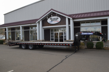 New Sure-Trac 8’6″ X 25′ + 5′ LOW PROFILE DECKOVER GOOSENECK TRAILER 25.9K