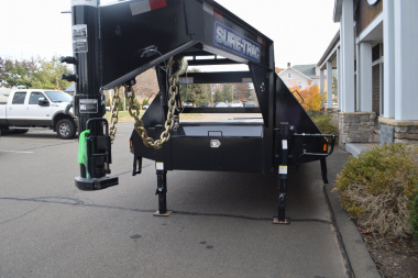 New Sure-Trac 8’6″ X 25′ + 5′ LOW PROFILE DECKOVER GOOSENECK TRAILER 25.9K