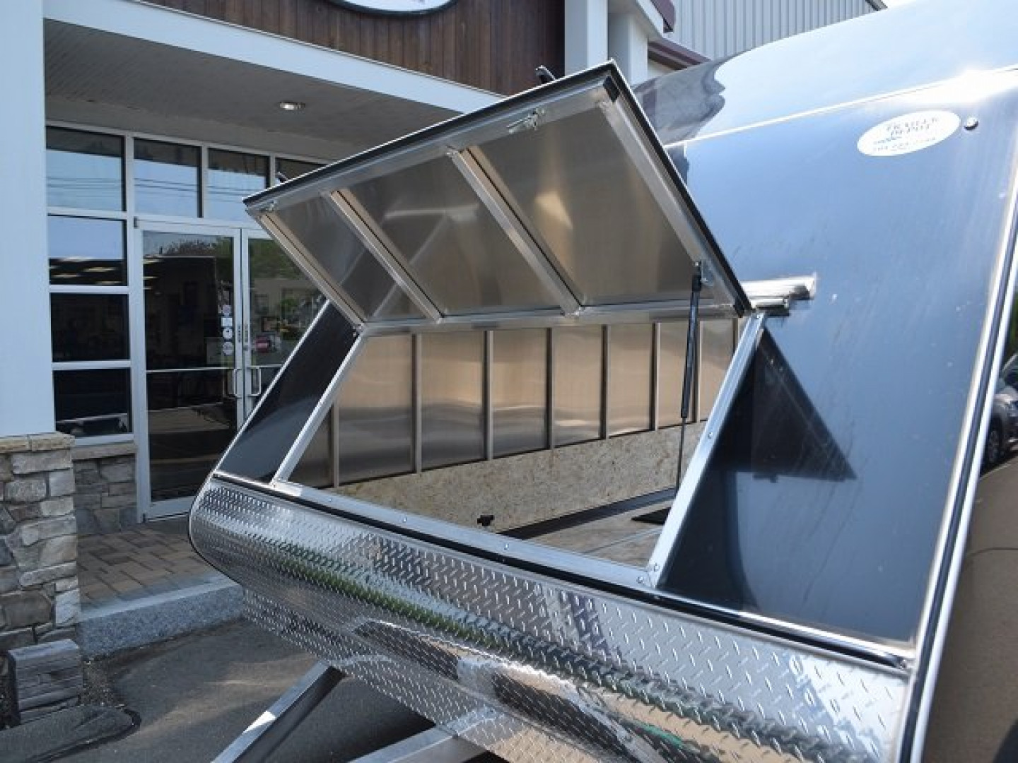 New Mission 8’5″ X 12′ ENCLOSED SNOWMOBILE TRAILER 2.9K