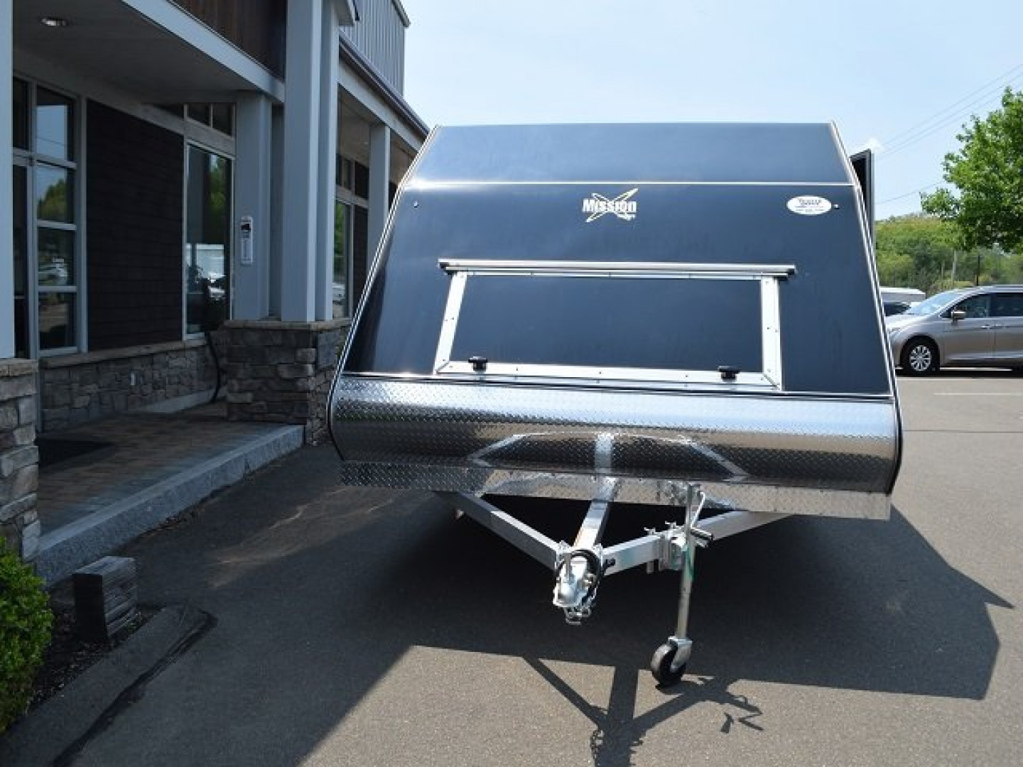 New Mission 8’5″ X 12′ ENCLOSED SNOWMOBILE TRAILER 2.9K