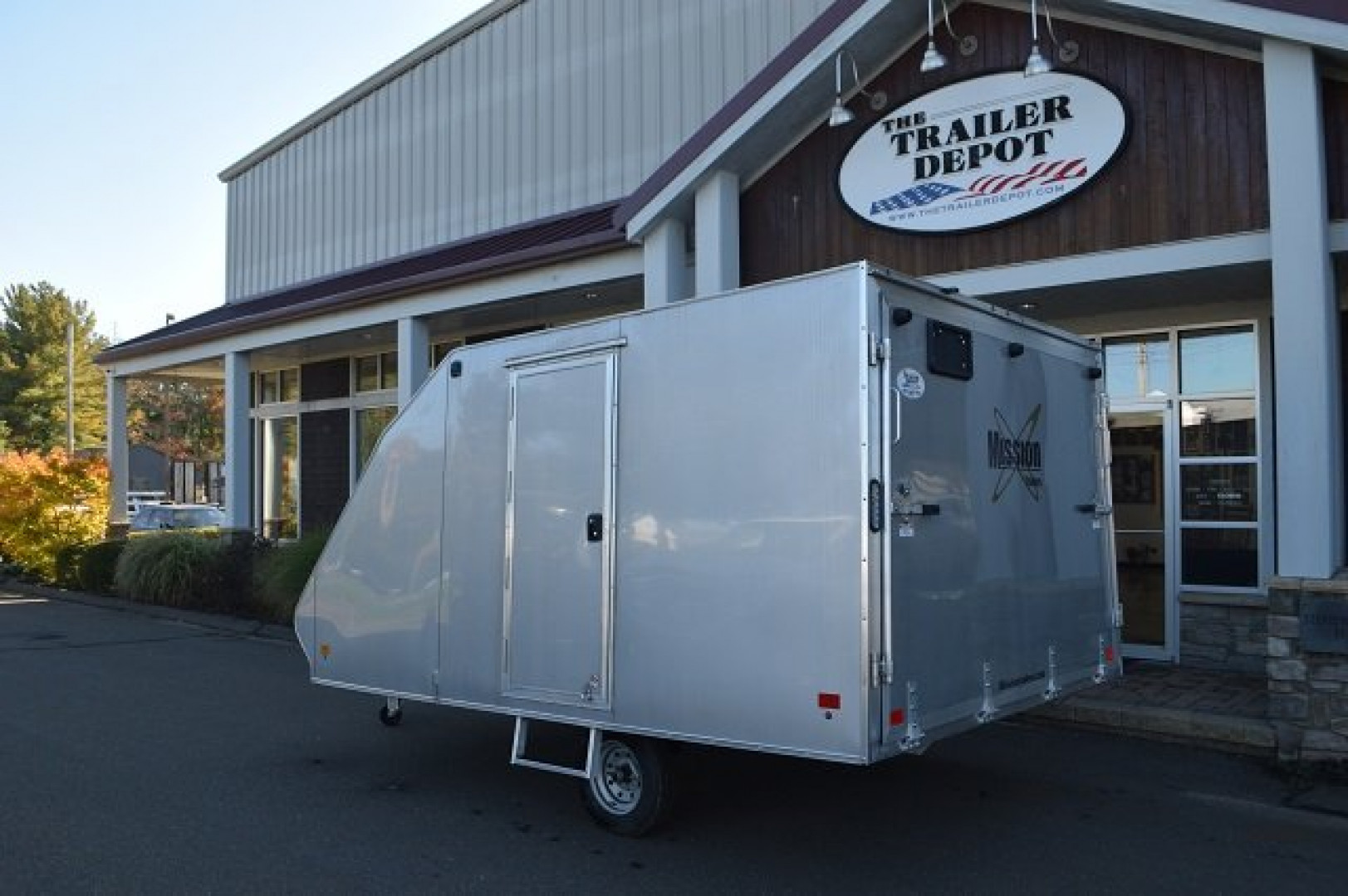 New Mission 8’5″ X 12′ ENCLOSED SNOWMOBILE TRAILER 2.9K