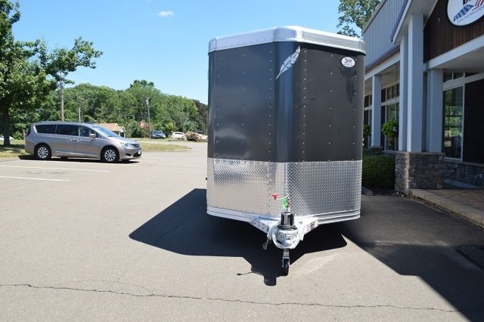 New FEATHERLITE 6’7″ X 16′ LIVESTOCK BUMPER PULL TRAILER