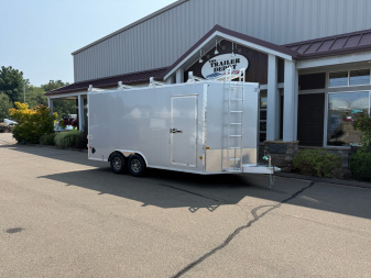 New EZ Hauler 8’6″ X 16′ ENCLOSED CONTRACTOR TRAILER 9.9K
