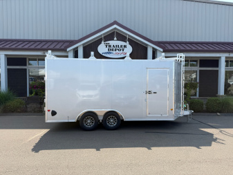 New EZ Hauler 8’6″ X 16′ ENCLOSED CONTRACTOR TRAILER 9.9K