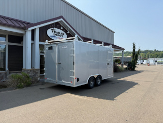 New EZ Hauler 8’6″ X 16′ ENCLOSED CONTRACTOR TRAILER 9.9K