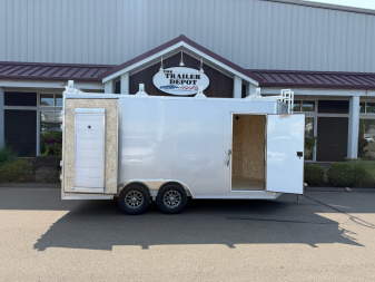 New EZ Hauler 8’6″ X 16′ ENCLOSED CONTRACTOR TRAILER 9.9K