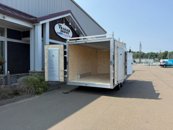 New EZ Hauler 8’6″ X 16′ ENCLOSED CONTRACTOR TRAILER 9.9K