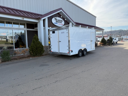 New EZ Hauler 8’6″ X 16′ ENCLOSED CONTRACTOR TRAILER 9.9K