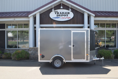 New EZ Hauler 5′ X 10′ + V-NOSE ENCLOSED CARGO TRAILER WITH RAMP DOOR 2.9K