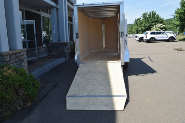 New EZ Hauler 5′ X 10′ + V-NOSE ENCLOSED CARGO TRAILER WITH RAMP DOOR 2.9K
