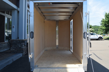 New EZ Hauler 5′ X 10′ + V-NOSE ENCLOSED CARGO TRAILER WITH RAMP DOOR 2.9K