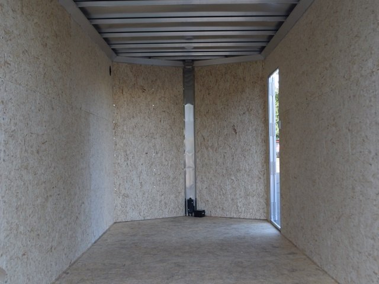 New EZ HAULER 7′ X 16′ + V-NOSE ENCLOSED CARGO TRAILER WITH RAMP DOOR 7K
