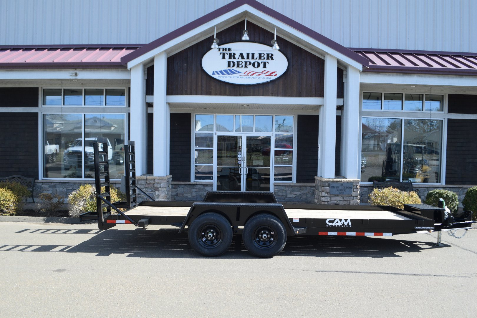 New CAM Superline 6’5″ X 18′ EQUIPMENT TRAILER 9.9K