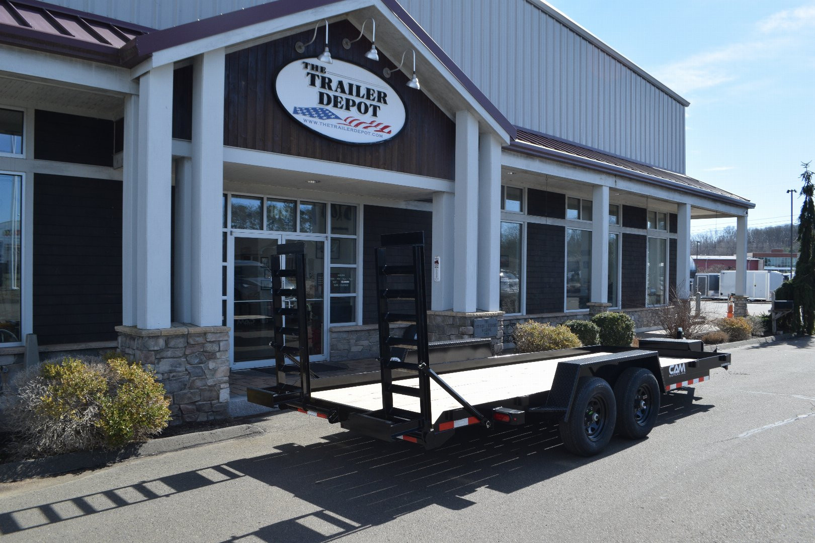 New CAM Superline 6’5″ X 18′ EQUIPMENT TRAILER 9.9K