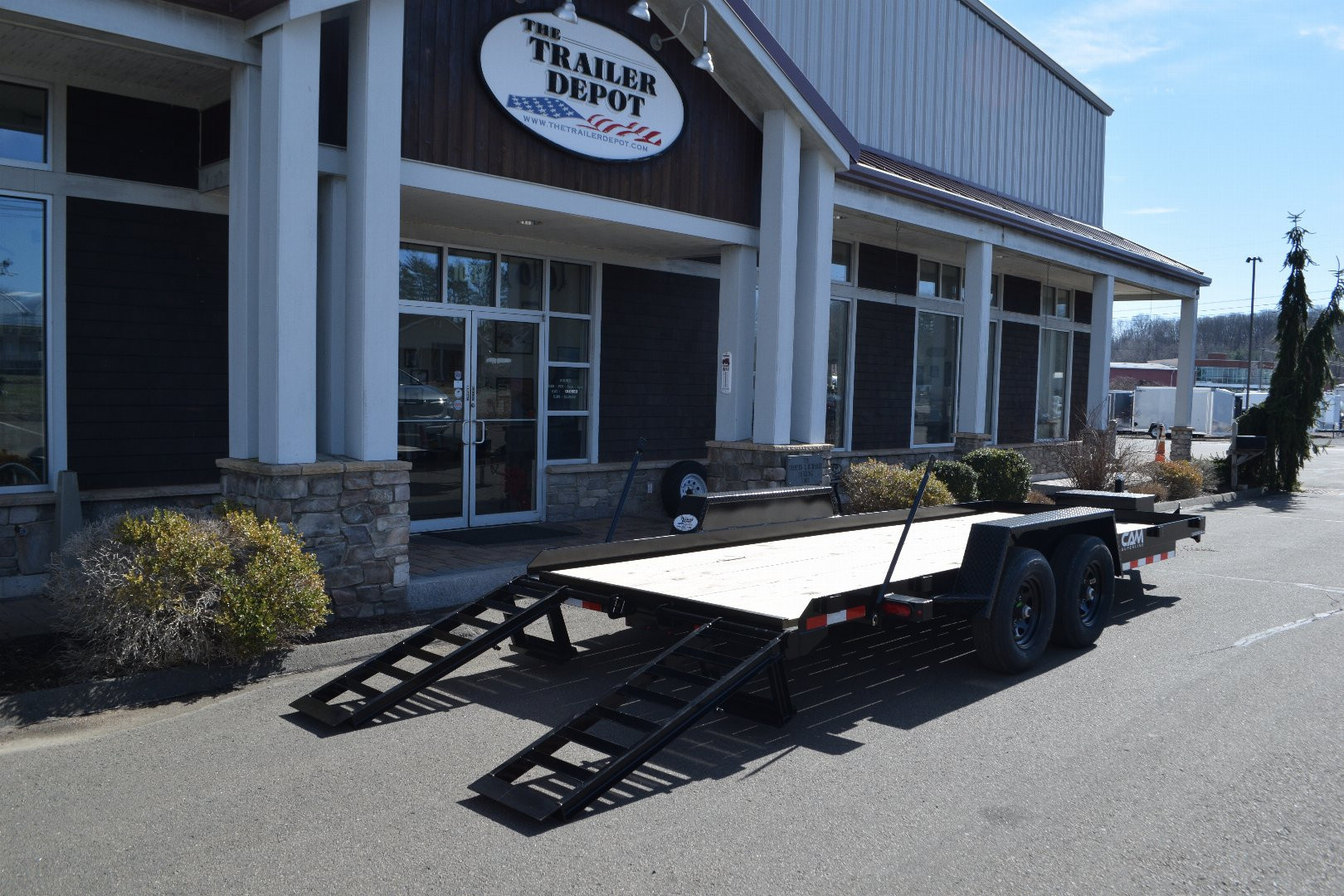 New CAM Superline 6’5″ X 18′ EQUIPMENT TRAILER 9.9K