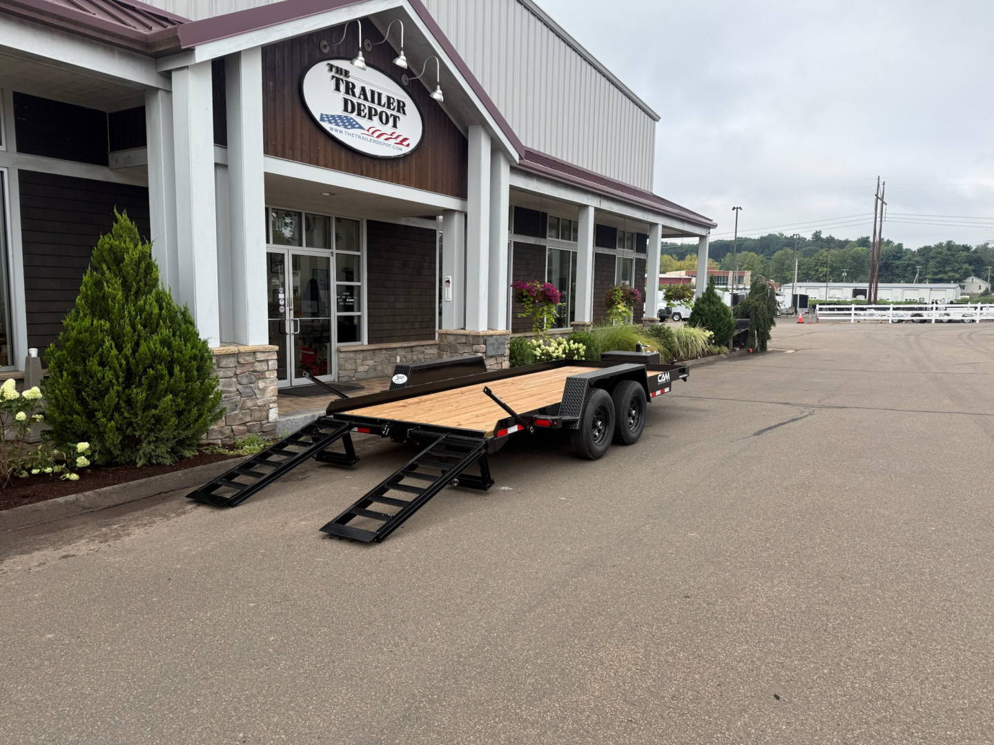 New CAM Superline 6’5″ X 16′ EQUIPMENT TRAILER 9.9K